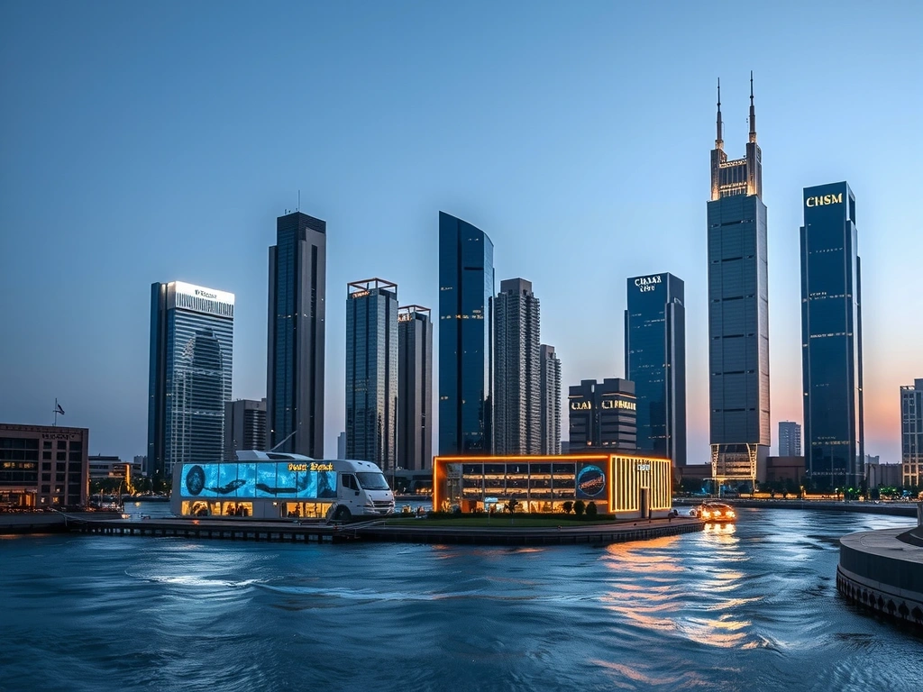 Doha Skyline at Night